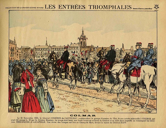 L'entrée triomphale du général Castelnau par Victor Huen.