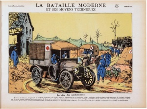 Illustration la Bataille Moderne et ses moyens techniques de Victor Huen